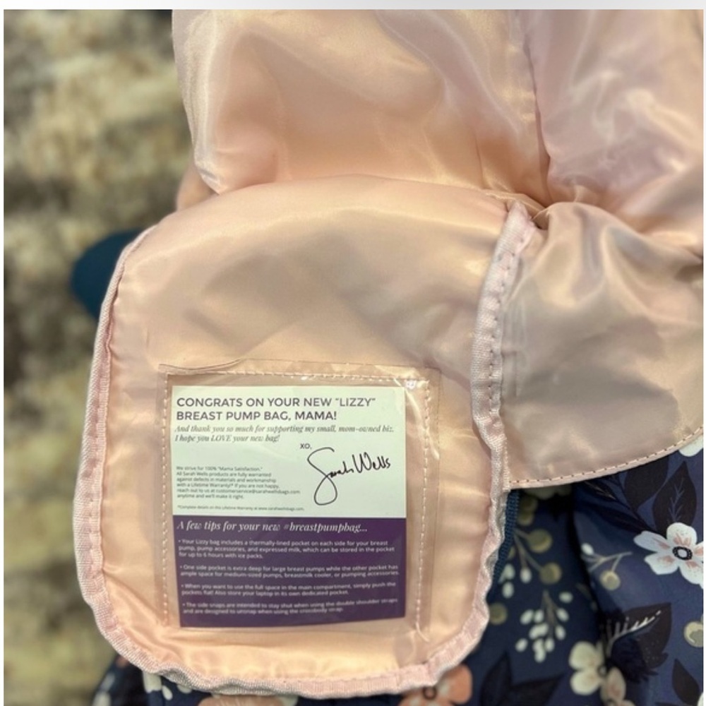 ⭐ Sarah Wells Lizzy Bag | Floral | SKU #16418 ⭐ - Picture 12 of 15